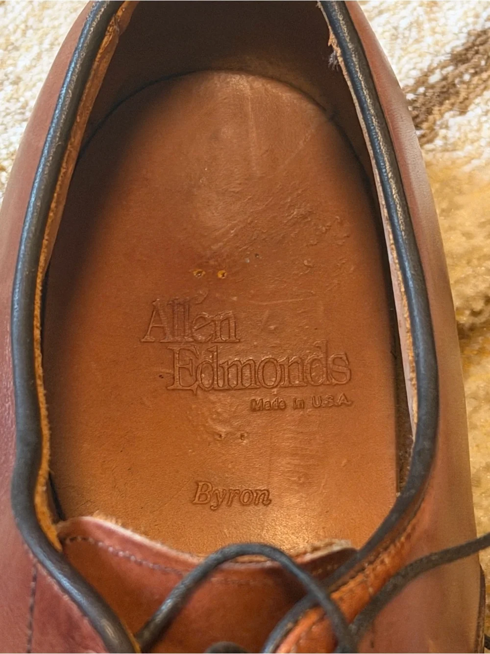 Allen Edmonds Brown Cap-Toe Oxford Dress Shoes